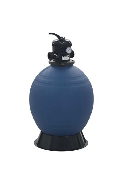 Concept Пясъчен филтър за басейн с 6-позиционен клапан, син, 560 мм