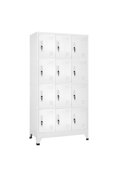 Concept Dulap vestiar cu 12 compartimente, 90x45x180 cm