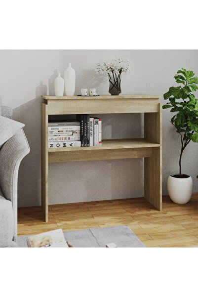 Concept Masă consolă, stejar sonoma, 80x30x80 cm, PAL