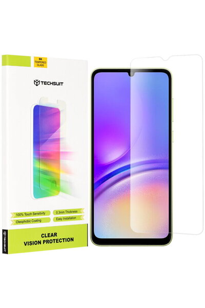 Techsuit Folie sticla pentru Samsung Galaxy A05 / A05s, full glue, Techsuit, ...