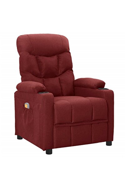 Concept Πτυσσόμενη πολυθρόνα μασάζ, κόκκινο κρασί, ύφασμα