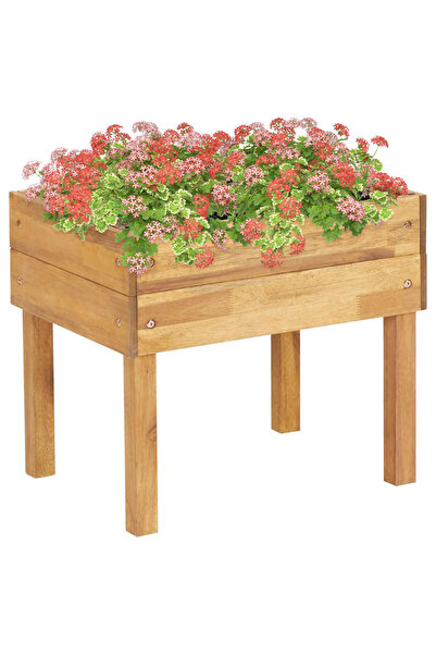 Concept Jardinieră înaltă, 50 x 40 x 45 cm, lemn masiv de acacia