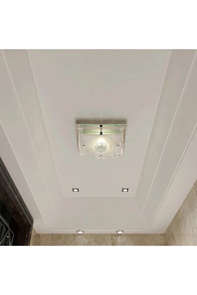 Concept Plafonieră pătrată, 1 x E27, cristal