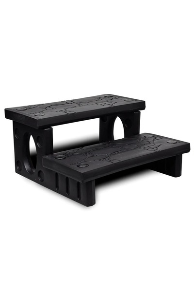 Concept Σκαλοπάτια σπα, μαύρα