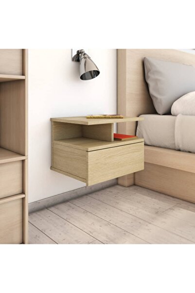 Concept Noptieră suspendată, stejar sonoma, 40x31x27 cm, PAL