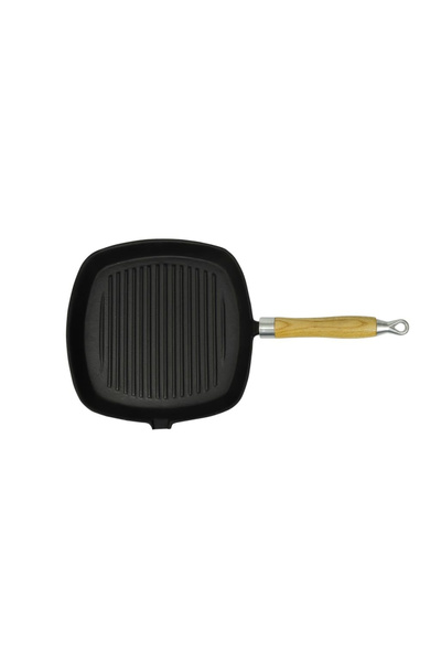 Concept Τηγάνι από χυτοσίδηρο με ξύλινη λαβή