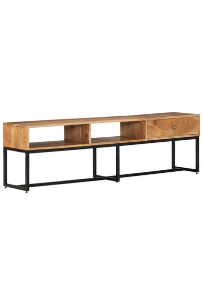 Concept Comodă TV, 160x30x45 cm, lemn masiv de acacia