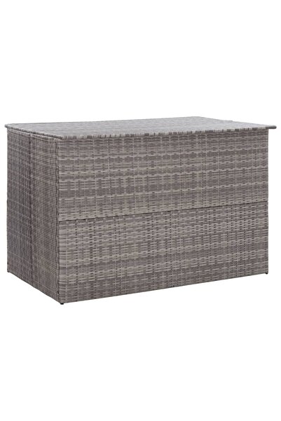 Concept Ladă de depozitare de grădină, gri, 150x100x100 cm, poliratan