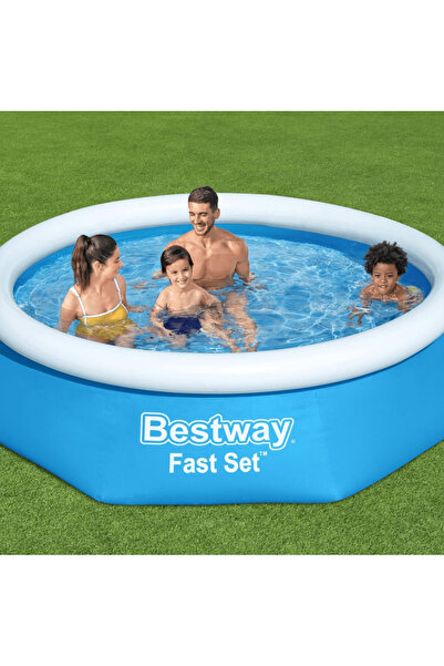 BESTWAY Надуваем басейн Fast Set, 244x66 см, кръгъл, 57265