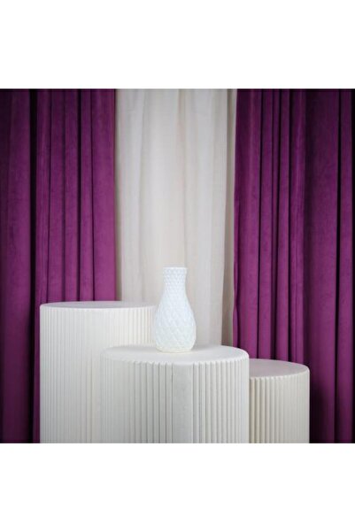 Yarn World White Plastic Flower Vase