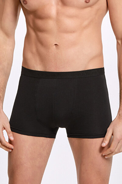 İlke Men's Cotton Waist Printed Stretch Fabric 6-Piece Boxed Boxers