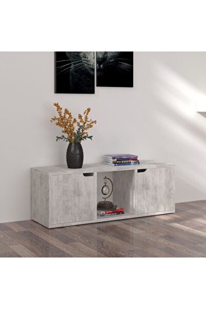 Concept Comodă TV, beton, 88,5x27,5x30,5 cm, PAL