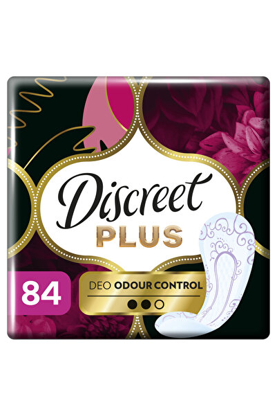 Discreet Plus Odour Control Daily Pads, 84 pcs