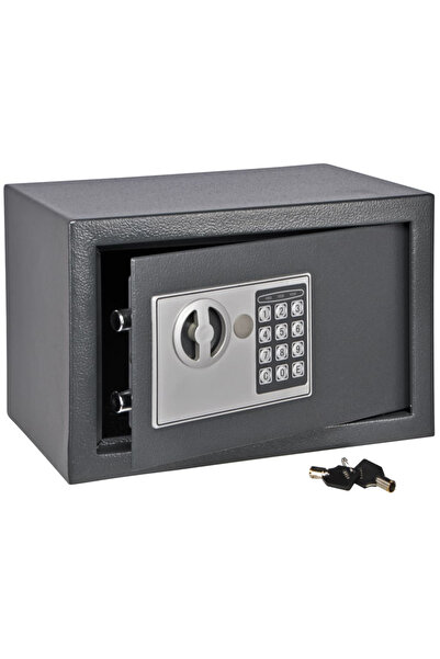 02Lady Fashion Χρηματοκιβώτιο HI με ηλεκτρική κλειδαριά, σκούρο γκρι, 31x20x2...