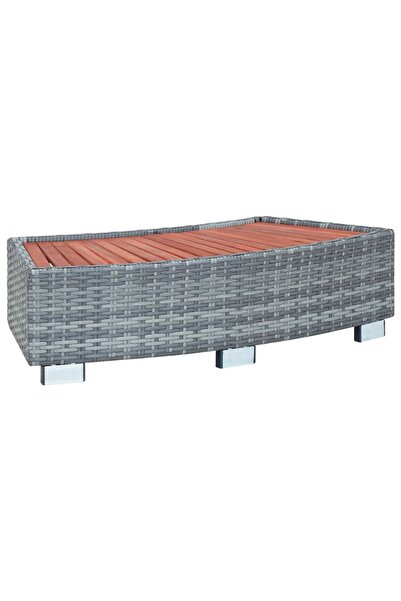 Concept Σκαλοπάτι σπα, γκρι, 92 x 45 x 25 cm, πολυρατάν