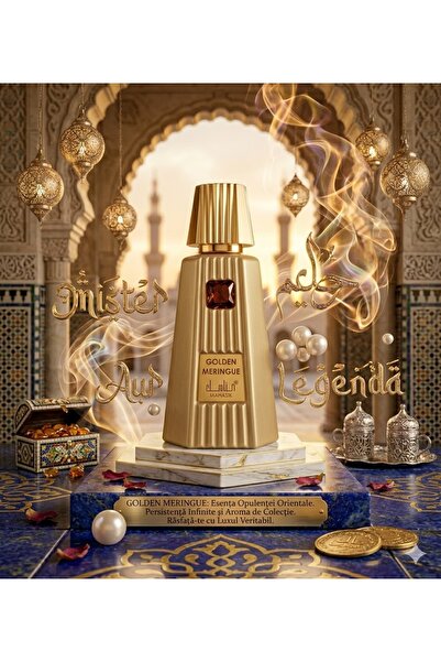 MANASIK Parfum Arabesc Golden Meringue 100 ml – Aroma Orientală de Nișă– Note...