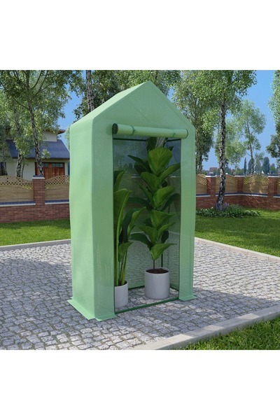 Concept Seră cu cadru din oțel, 0,5 m², 1 x 0,5 x 1,9 cm