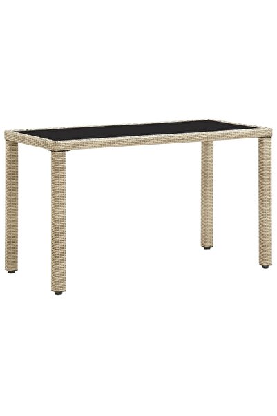 Concept Τραπέζι κήπου, μπεζ, 123 x 60 x 74 cm, πολυρατάν