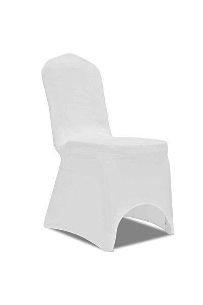 Concept Husă de scaun elastică, 50 buc., alb