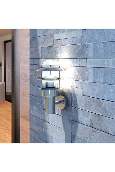 Concept Επιτοίχιο φωτιστικό από ανοξείδωτο ατσάλι χωρίς αισθητήρα κίνησης