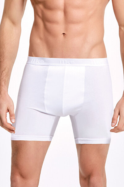 İlke Men's Cotton Stretch Fabric Long Boxer Set in Box of 6