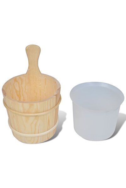 Concept Accesorii saună 5 p găleată lingură clepsidră termo-higrometru