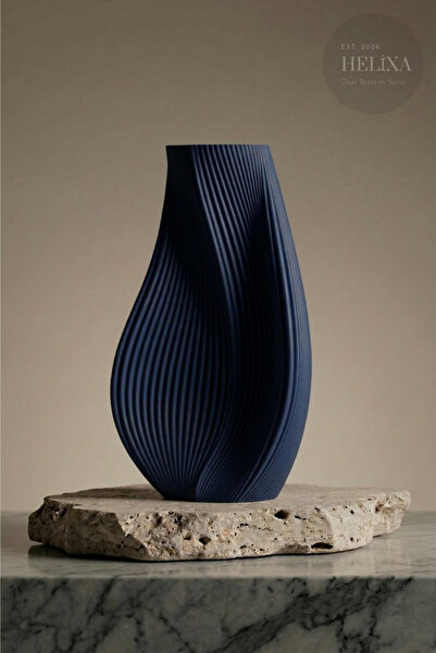 Smile3D Bohem Stil Özgün Formlu Dekoratif Vazo – 3D Yazıcı Üretimi – Lisanslı...