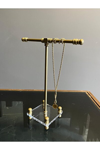 innossa pleksi dekorasyon Mat Gold Jewelry Stand