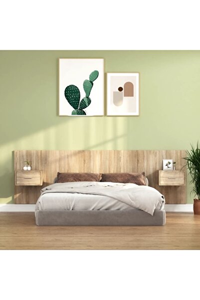 Concept Κεφαλάρι με ντουλάπια, δρυς sonoma, επεξεργασμένο ξύλο