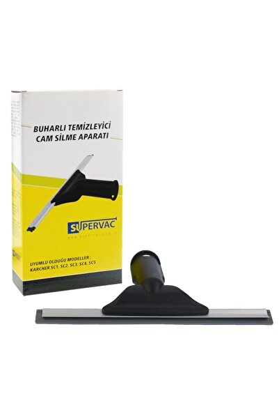 Supervac SC3, SC4, SC5 Easyfix Buharlı Temizleme Makinesi Cam Silme Aparatı ile Uyumlu