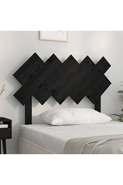 Concept Κομοδίνο, μαύρο, 104x3x80,5 cm, μασίφ ξύλο πεύκου