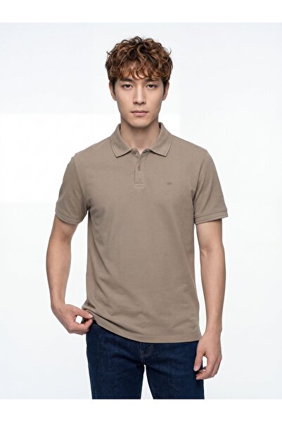 Loft Mânecă polo pentru bărbați cu ajustare normală