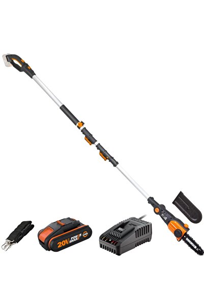 Genel Markalar WG349E 20Volt 2.0Ah Li-ion Tek Akülü 20CM Profesyonel Teleskob...