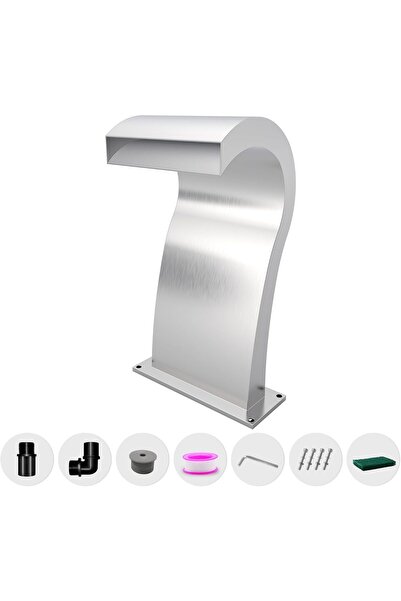 OEM Fontanna ogrodowa ze stali nierdzewnej S 52 cm do ogrodu basenu patio