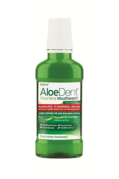AloeDent Aloe Dent Alkolsüz ve Florürsüz Ağız Kokusu Önleyici Doğal Ağız Bakı...
