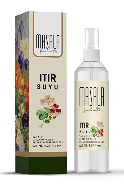 Masala Saf Itır Suyu (Sardunya) 125 ml%100 Doğal Yağlı Hidrosol - Tonik Geran...