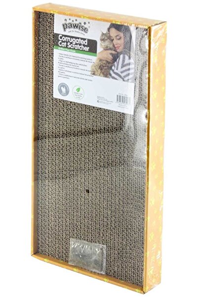 Pawise Cardboard Cat Scratching Rectangle 48 Cm