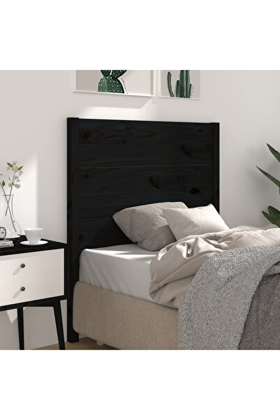 Concept Tăblie de pat, negru, 96x4x100 cm, lemn masiv de pin