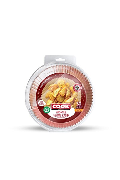 COOK Airfryer Pişirme Kağıdı, Standart Boy, 16 cm, 50 Adet