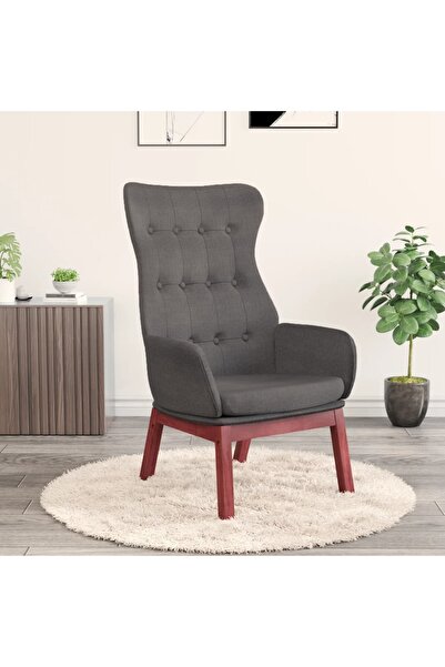 Concept Πολυθρόνα, σκούρο γκρι, ύφασμα