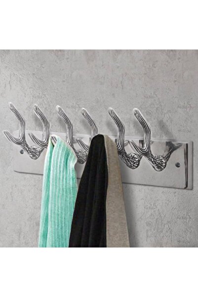 Concept Cuiere de haine, 4 buc., argintiu, aluminiu