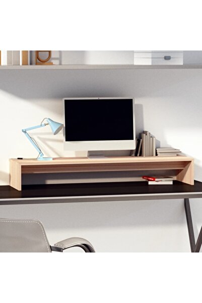 Concept Suport pentru monitor, 100x27x15 cm, lemn masiv de pin