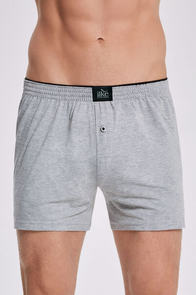 İlke Men's 100% Cotton Comfortable Cut Towel Waistband 6-Piece Boxer Briefs