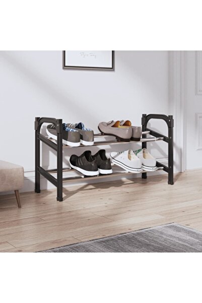 Concept Επεκτεινόμενη παπουτσοθήκη με 2 ράφια, 119x24x37 εκ.