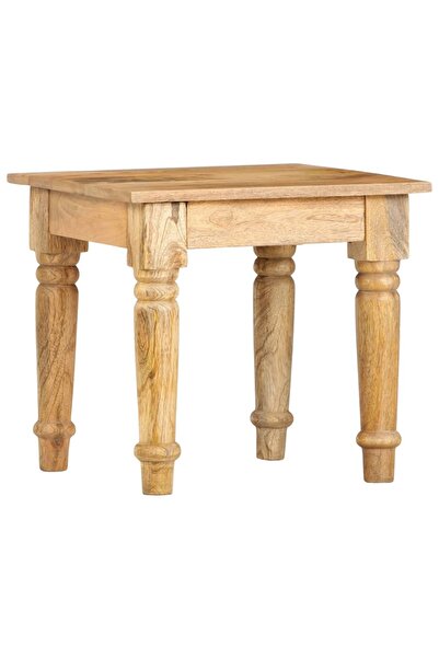 Concept Βοηθητικό τραπεζάκι, 43x43x40 εκ., μασίφ ξύλο μάνγκο