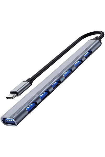 Hero vienon USB C Hub 3.0, Alüminyum 7'si 1 Arada USB C Dongle USB, MacBook Pro, iMac, iPad Pro, Chromebo