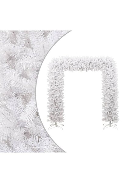 Concept Arcadă pom de Crăciun, alb, 240 cm