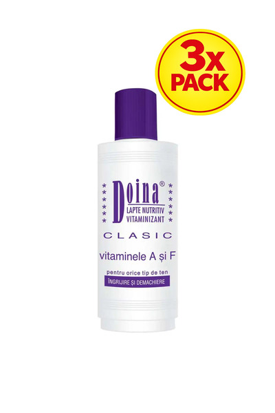 Farmec 3x PACK Doina classic nutritious vitaminized milk, 200 ml,