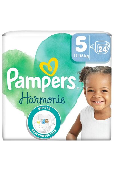 Pampers Harmonie Bebek Bezi İkiz Paket 5 Beden 24 Adet