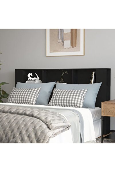 Concept Κομοδίνο με ντουλάπα, μαύρο, 180x18,5x104,5 εκ.